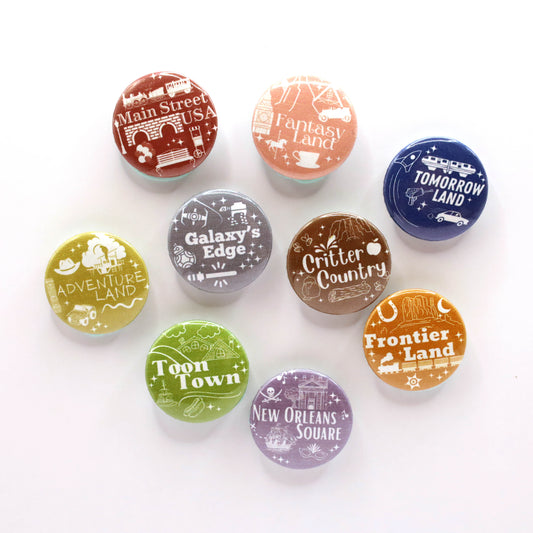 Where-You-Been Pins (9-Pack)